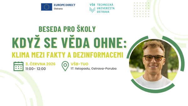 Když se věda ohne: klima mezi fakty a dezinformacemi (beseda pro školy)
